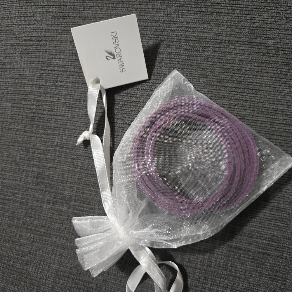 Swarovski Crystal Purple Wrap Bracelet